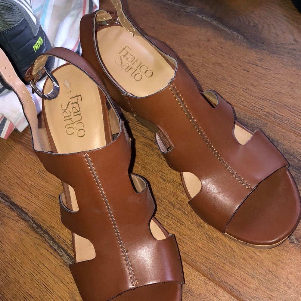 Wedge heels, slightly used